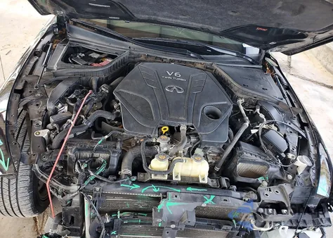 2021 Infiniti Q50 Luxe from USA, damaged, VIN JN1EV7BP4MM707436